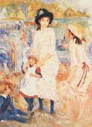Pierre Renoir Children on the Seashore, Guernsey Germany oil painting artist